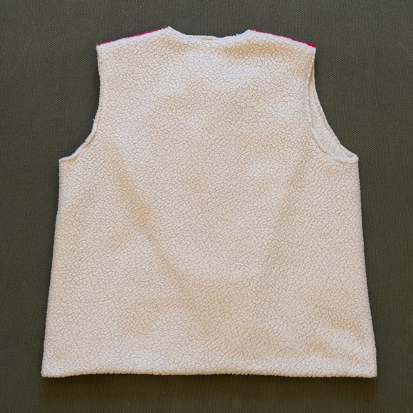 Vintage Sherpa Vest Handmade - Picture 7 of 13